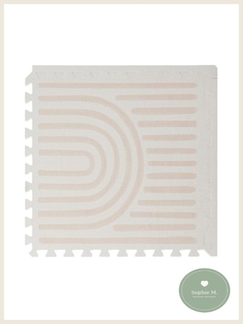 Toddlekind Haven Puzzle Playmat 4x6 Non-Toxic Interlocking Foam Floor Mat
